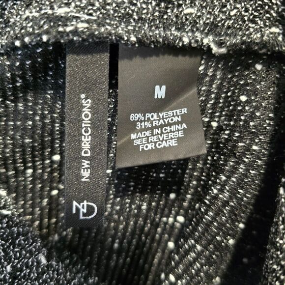 NWOT New Directions Textured A-Line Midi Skirt Sz M - Feminine flowy Stretchy - Picture 6 of 6